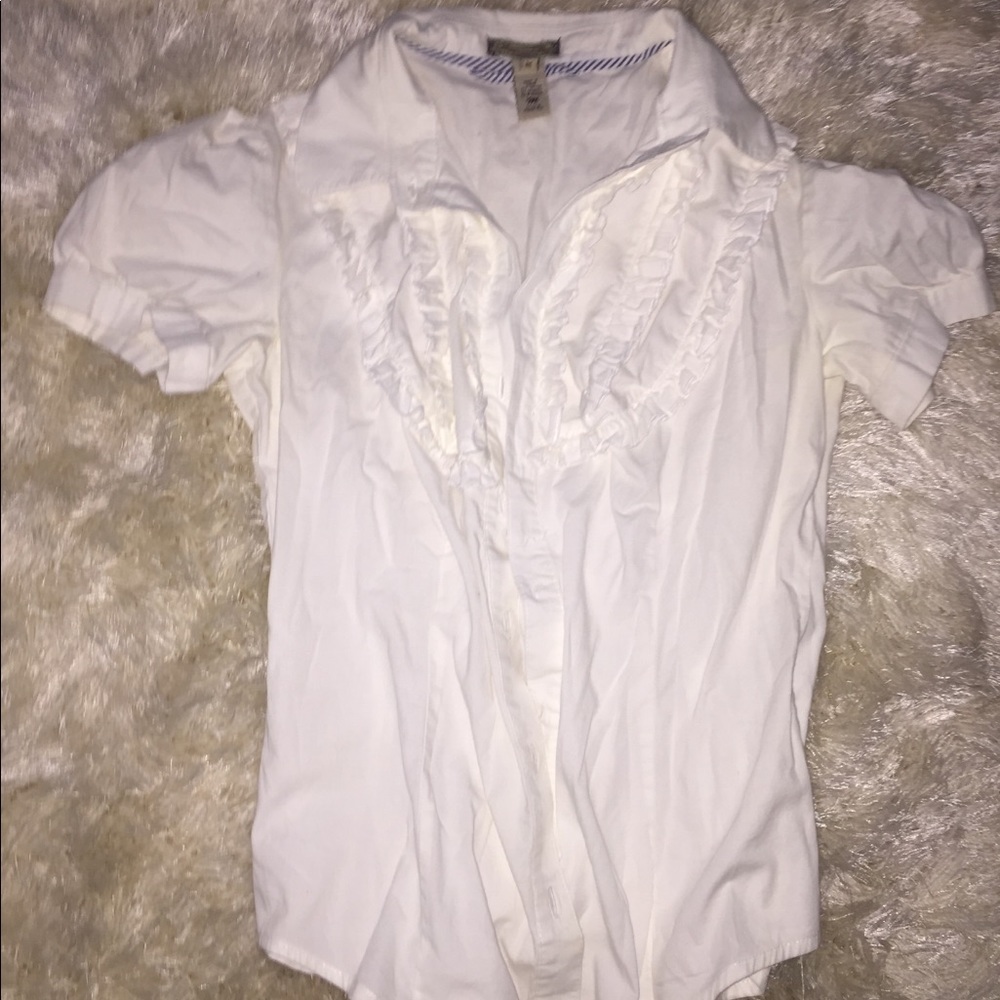 American eagle white blouse